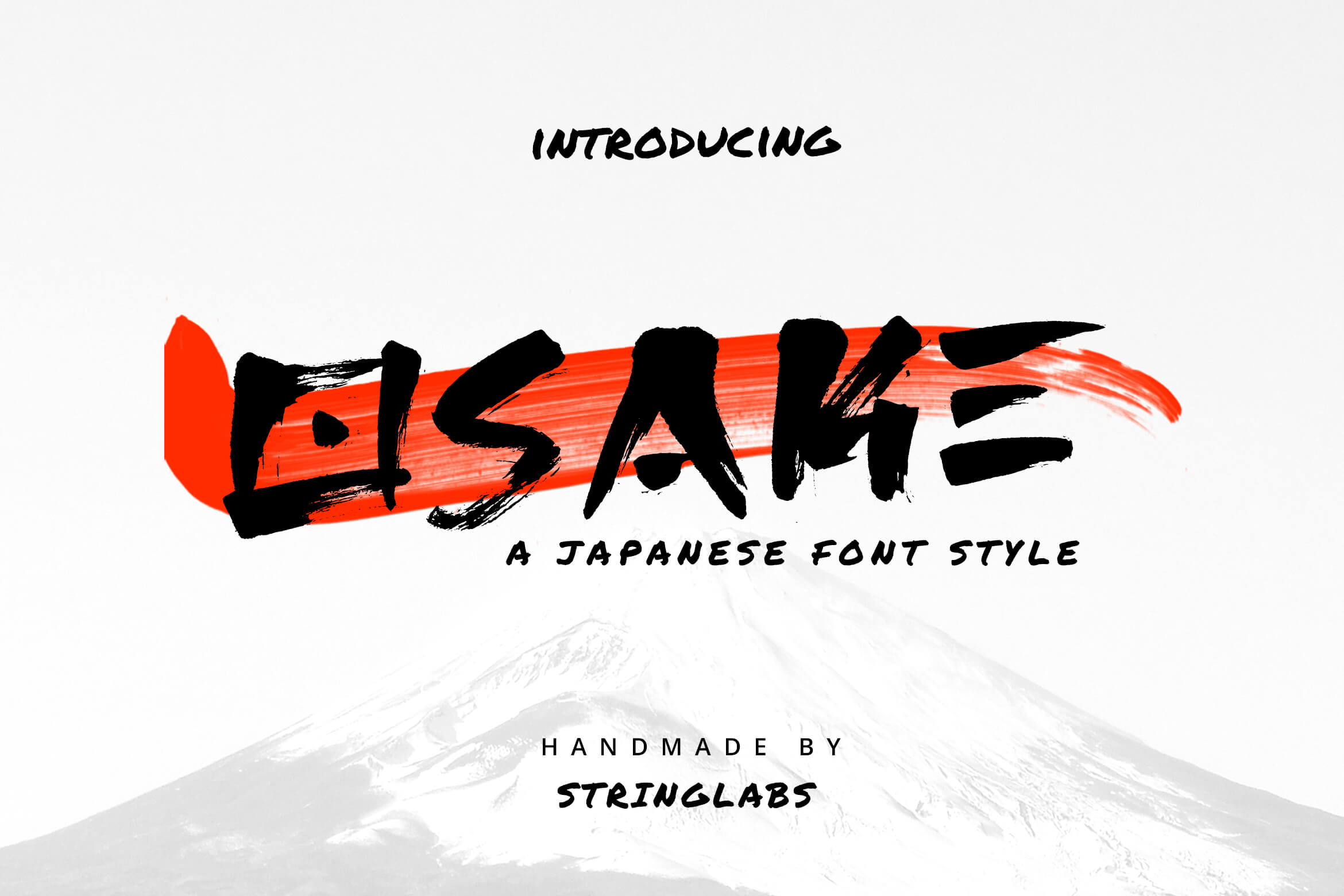 Osake Font Japanese Handbrush StringLabs