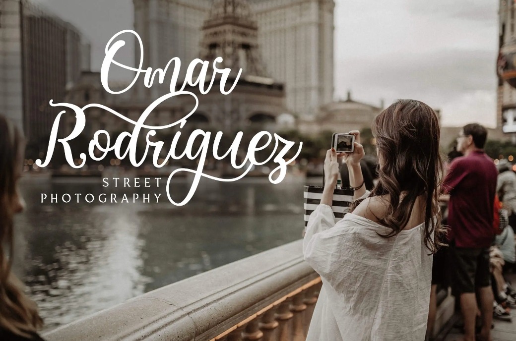 Virgiluna Font for Photograph