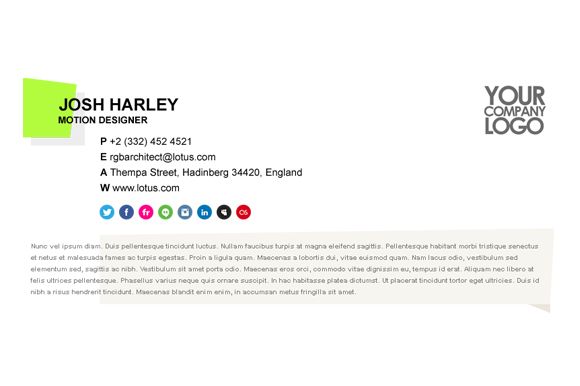 Motion Designer Email Banner 