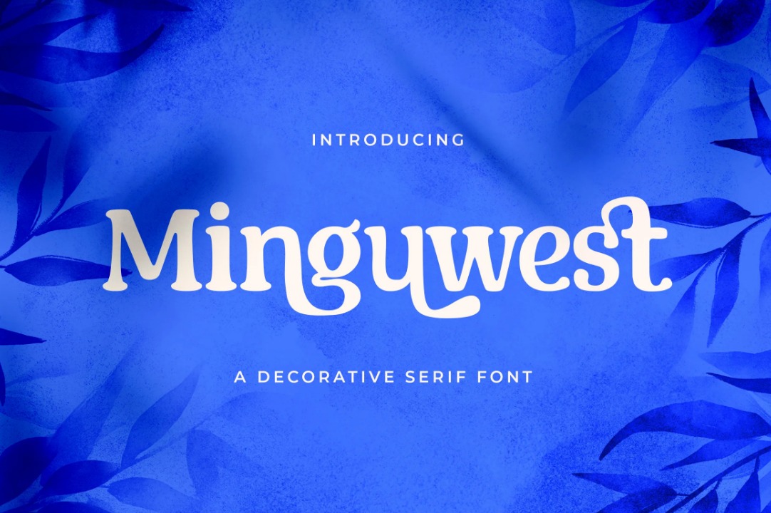 Minguwest A Decorative Serif Font