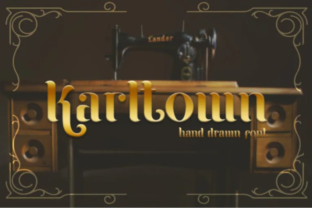 Karltown Handdrwan Font