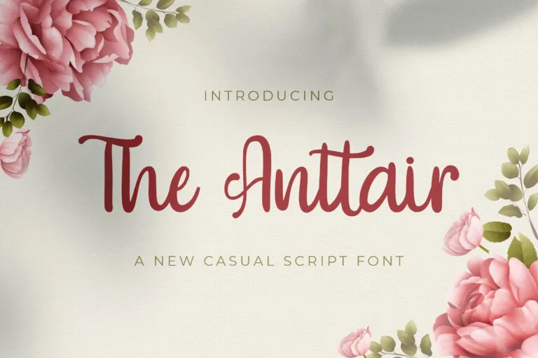 The Anttair New Casual Script Font