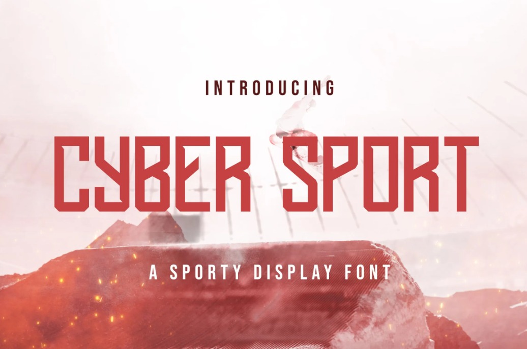 4. Cyber Sport Font