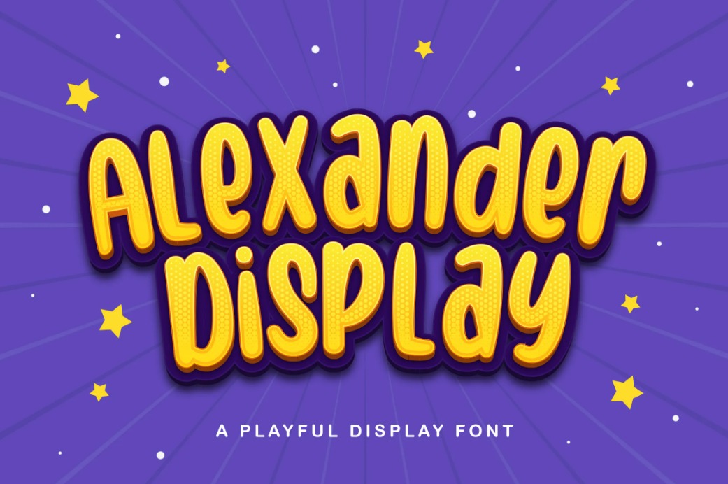 7.  Alexander Font