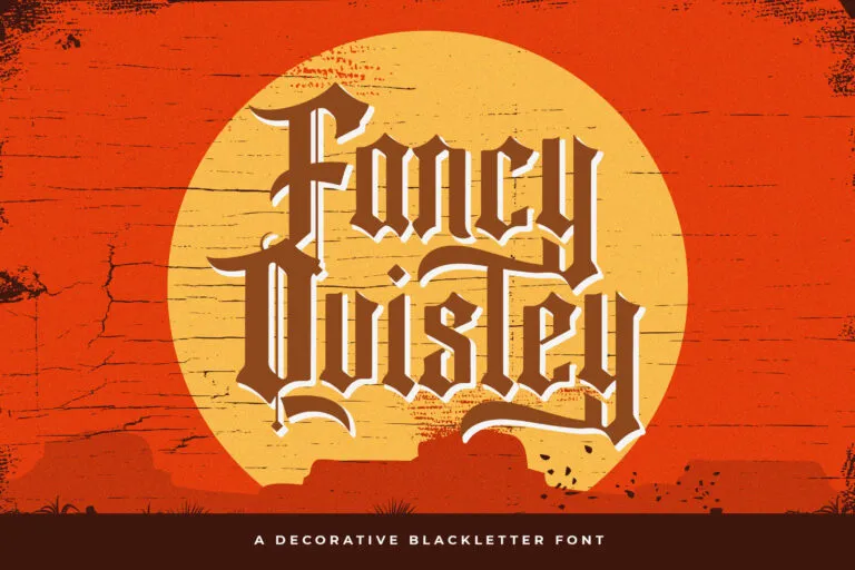 Fancy Quisley Blackletter Font