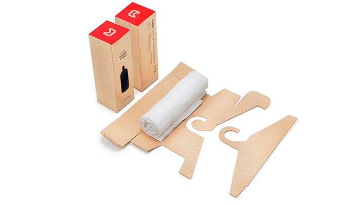 Reusable tumbler packaging as hanger