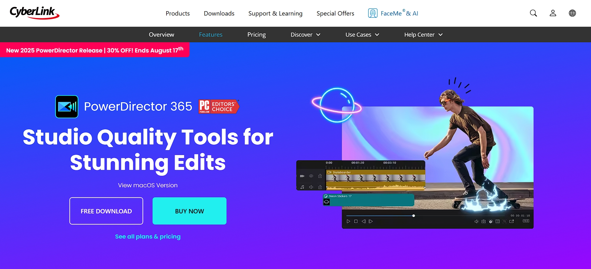 Using PowerDirector for work