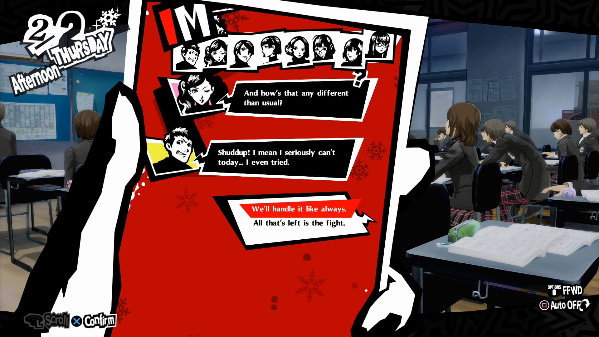 Persona 5’s stylish game UI