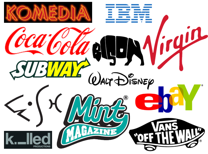 Custom brand typography