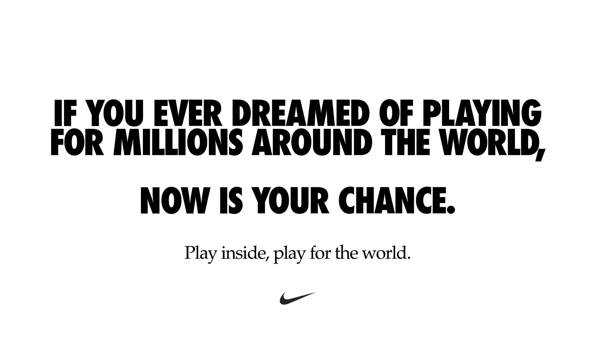 Nike X ad