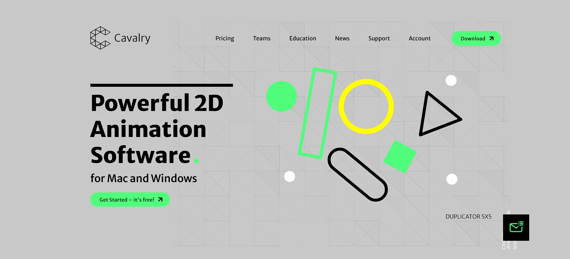 Cavalry’s homepage