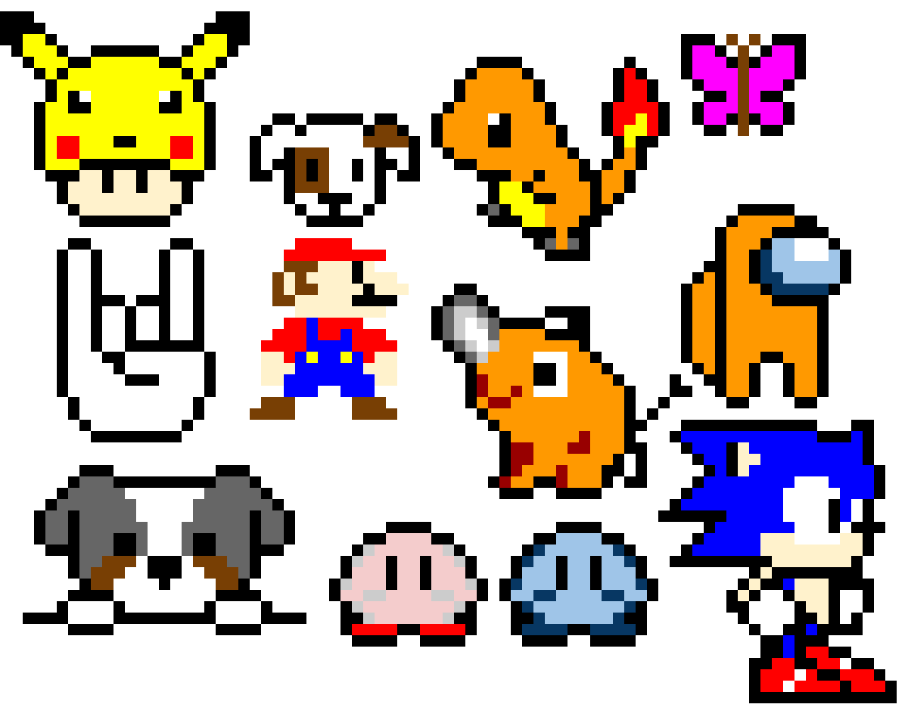 Simple Pixel Arts