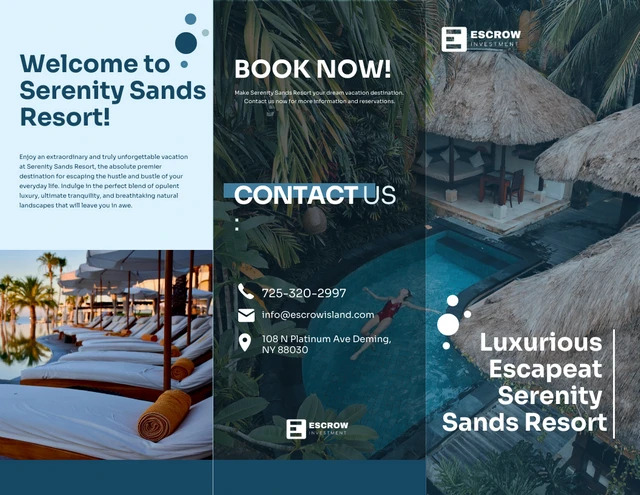 Resort brochure example