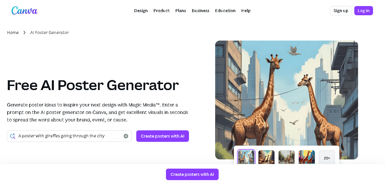 Canva Poster Generator 