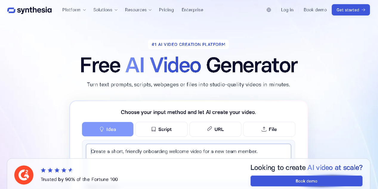Synthesia Video Generator