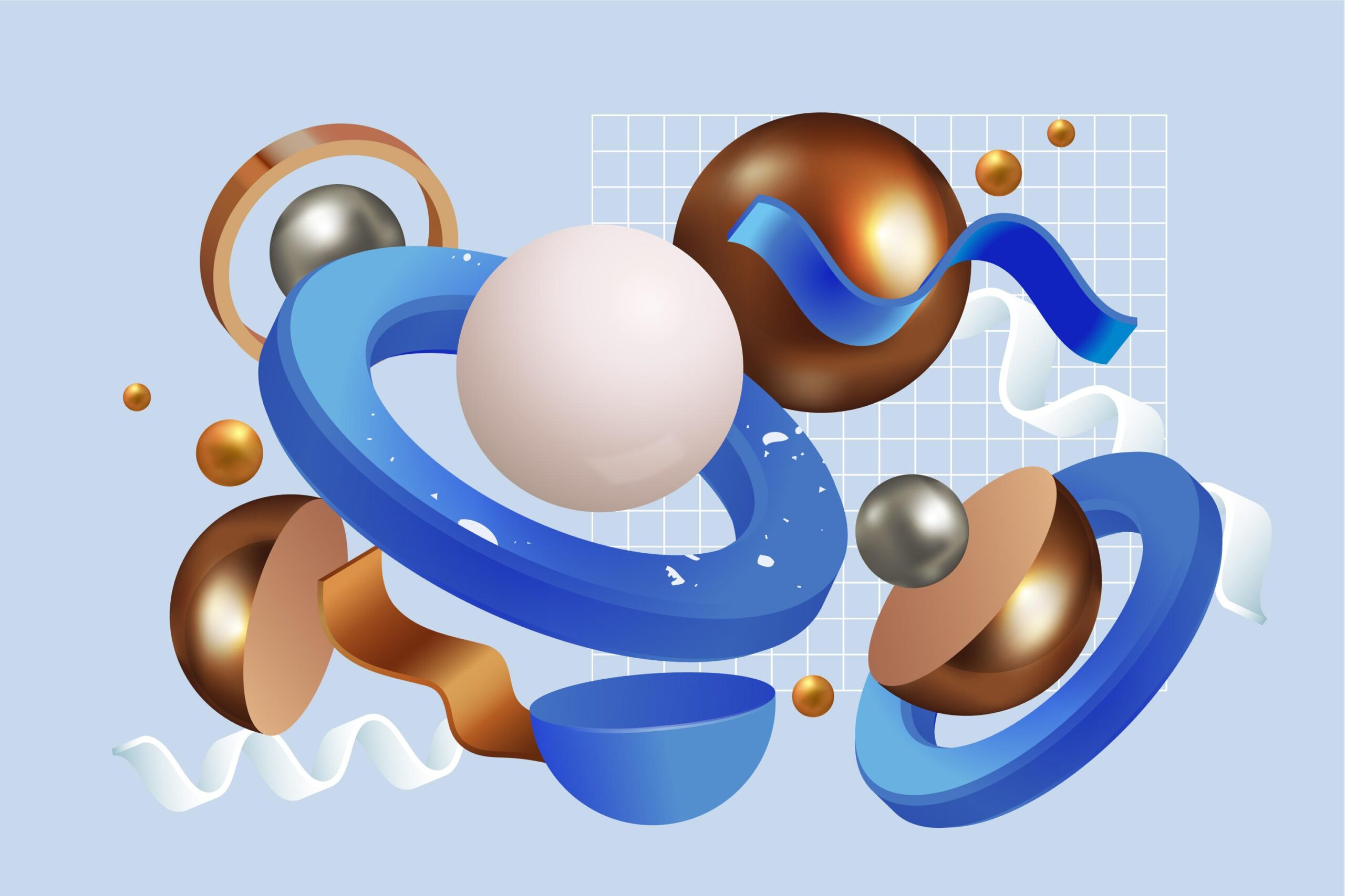 3D Abstract Composition