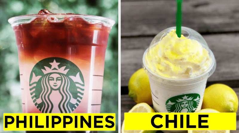 Starbucks Different Menus in Different Countries