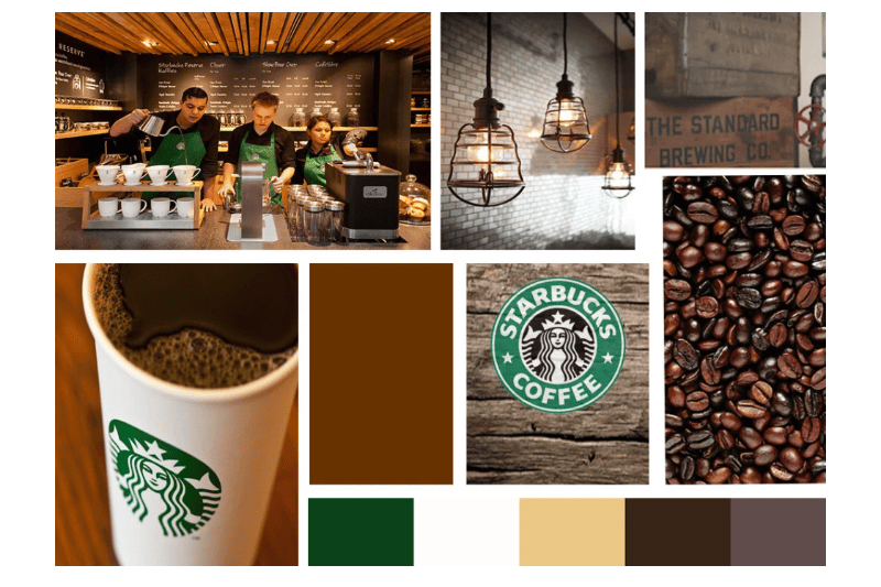 Starbucks Mood Board