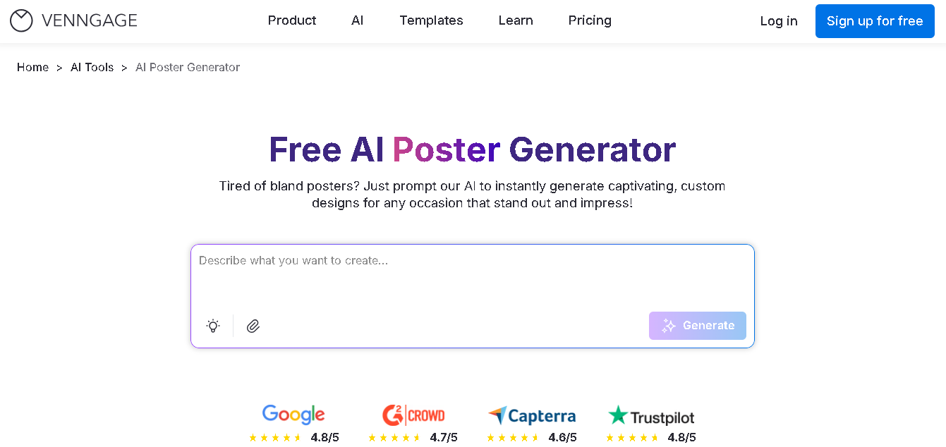 Venngage AI Poster