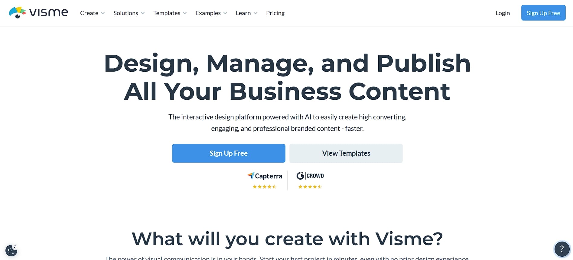 Visme, an alternative to Canva