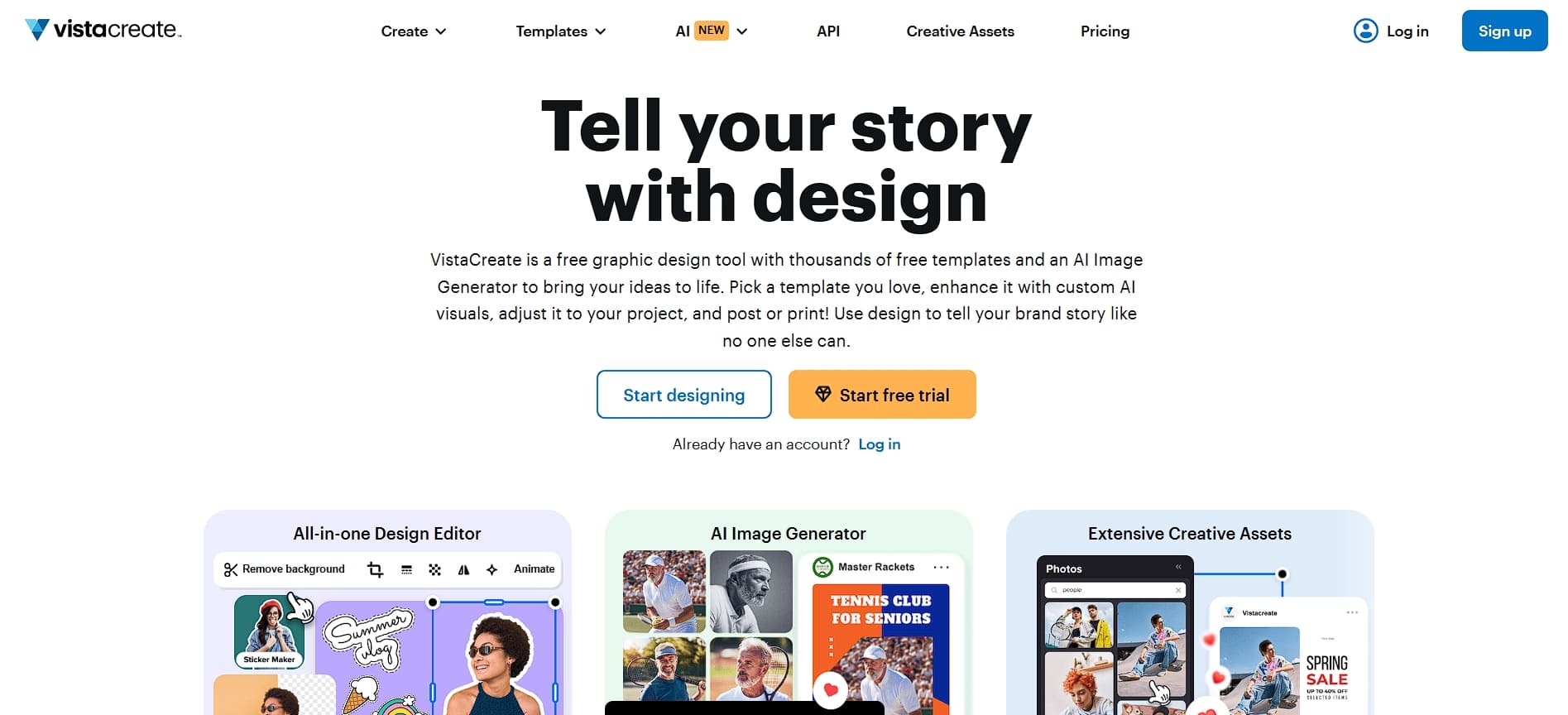 VistaCreate, an alternative to Canva