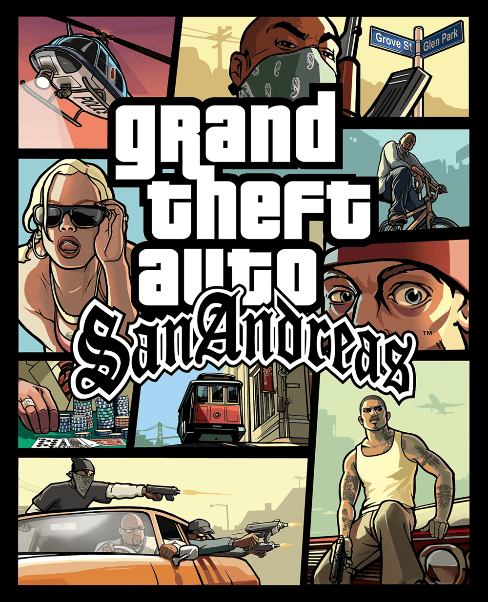 Grand Theft Auto San Andreas poster