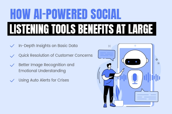 Benefits of AI social listening 