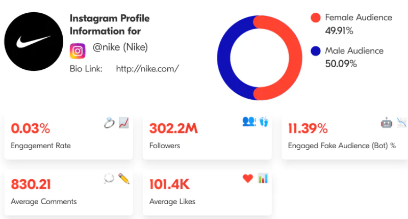 Nike Instagram Engagement Report