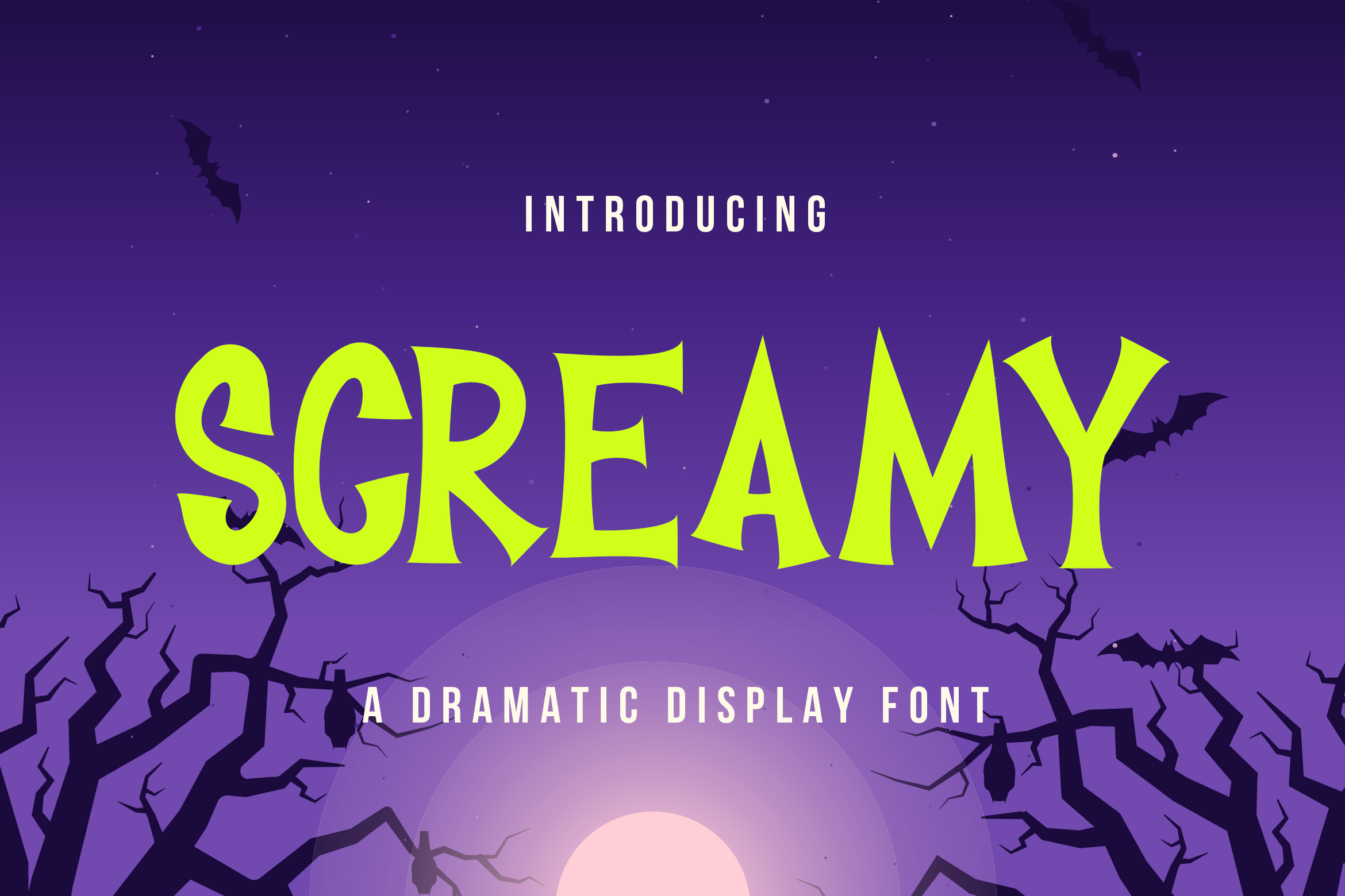Screamy - Spooky Halloween Font - StringLabs