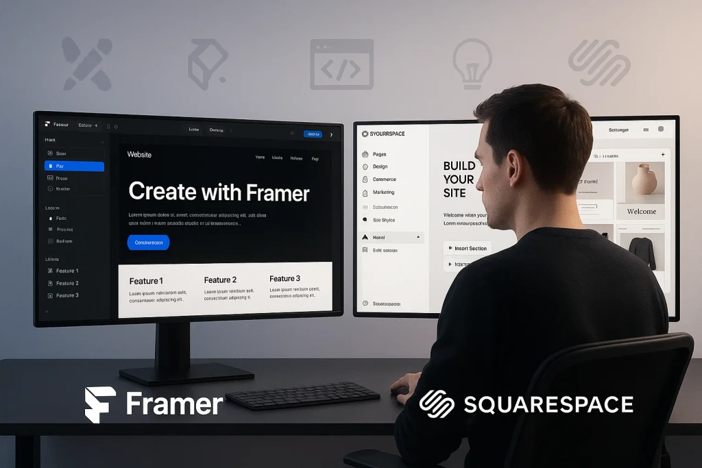 Comparing Framer and Squarespace